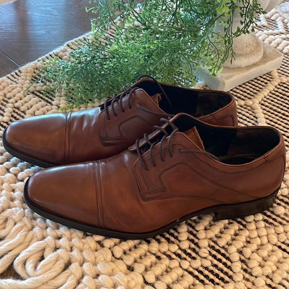 Johnston & Murphy mens 15 W EUC
